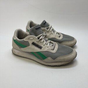 Reebok  Classic Nylon Shoes Grey Off-White / Mint Green Men Sz 10 US Retro